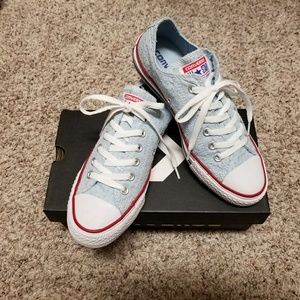 Light Blue Converse w7.5